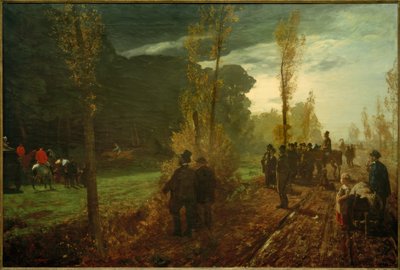 Horse Racing at Benrath on the Rhine by Louis Kolitz